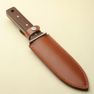 Deluxe Hori Hori Trowel Knife & Leather Holster 